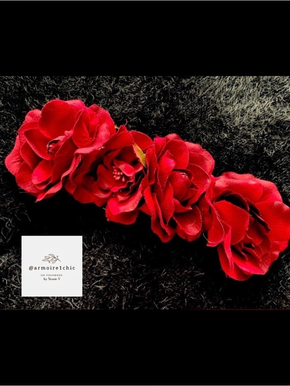 CLAIRE’S BOUTIQUE | Red Flower Crown | Women’s or Kids Size OS